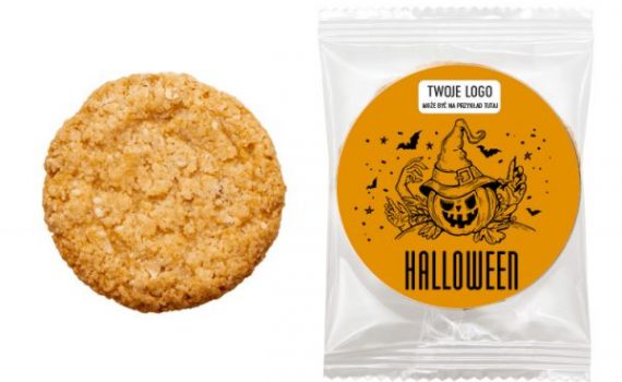 Halloween Oat Cookies in Flowpack