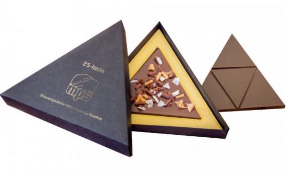 Large triangular chocolates