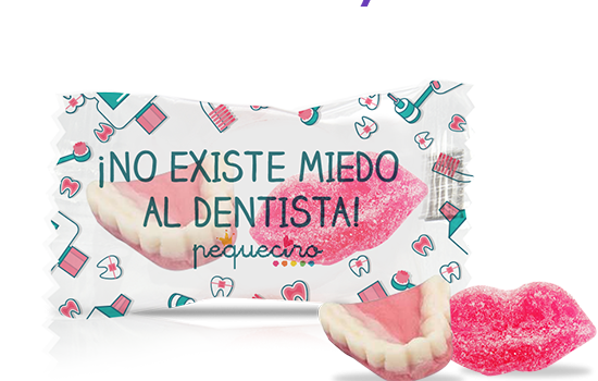 Maxi flowpack with 2 gummies