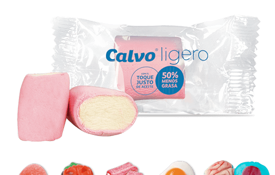 Maxi gummy candy in flowpack