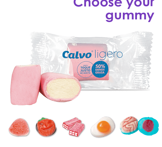 Maxi gummy candy in flowpack