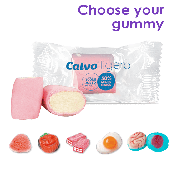 Maxi gummy candy in flowpack