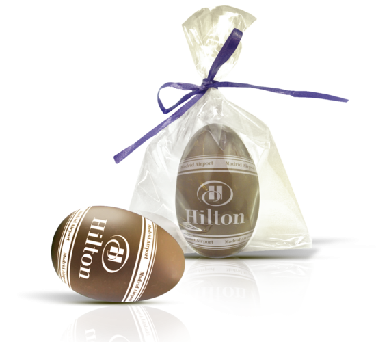 Printed chocolate egg