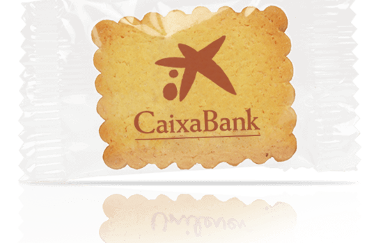 Printed cookie in flowpack