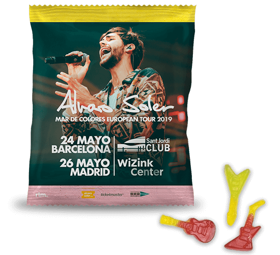 Promotion bag with 20g or 10g gummy candies