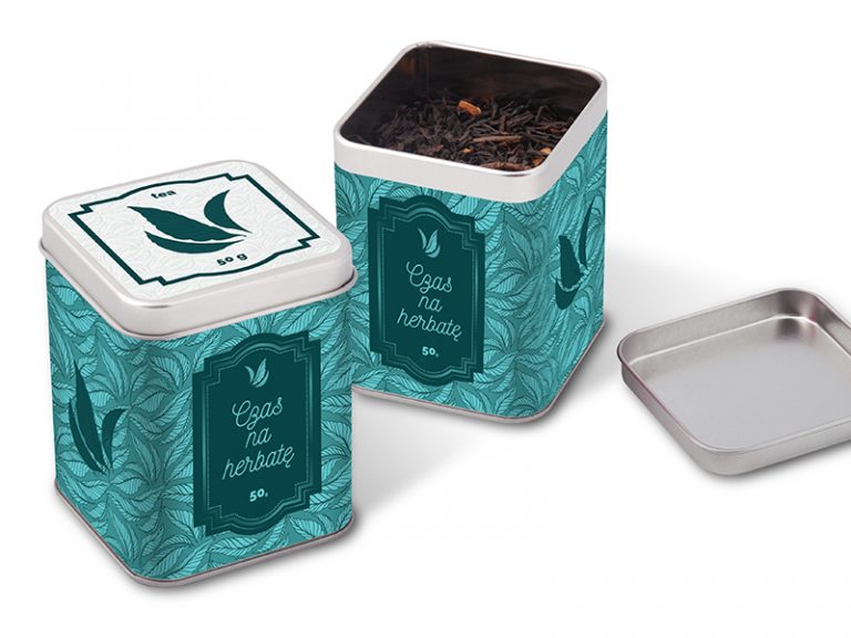 Tin with tea 50g