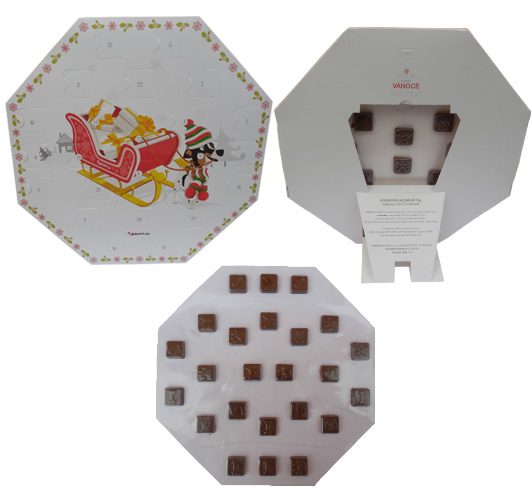 Advent Calendar Octagon 75g