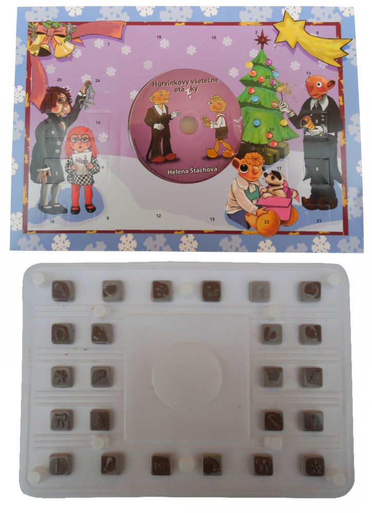 Advent calendar 50g with CD