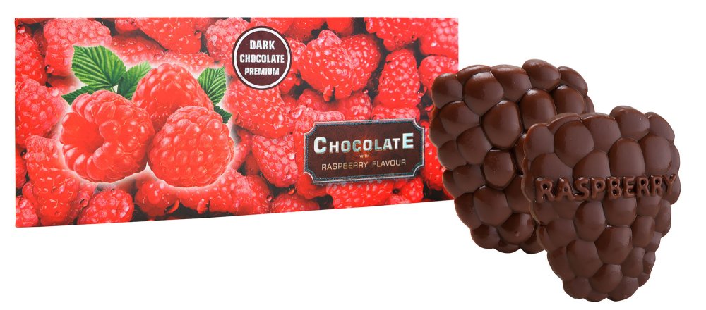 Belgian milk and dark chocolate with flavours