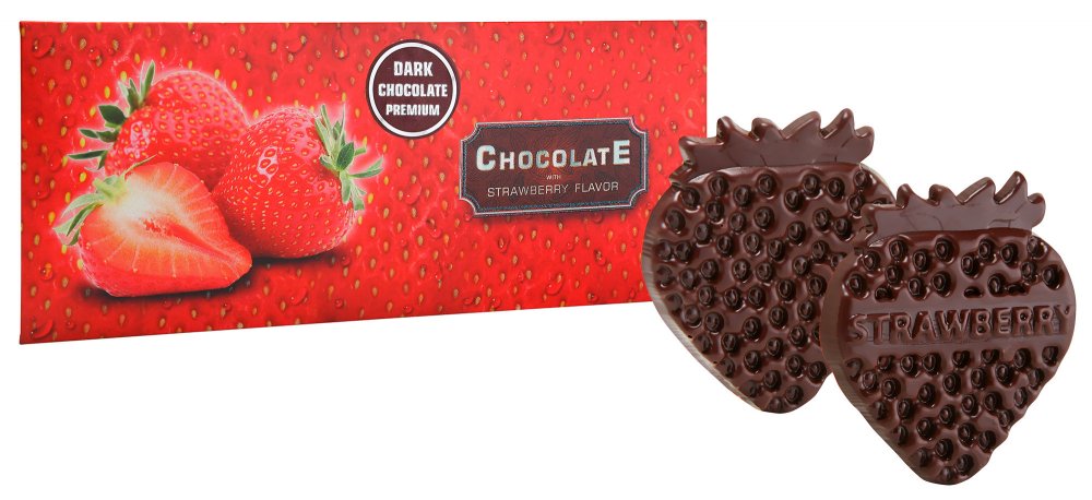 Belgian milk and dark chocolate with flavours