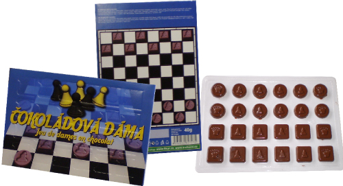 Chocolate Checkers 40g