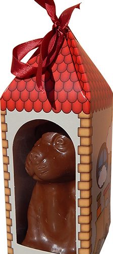 Chocolate dog 100g in booth