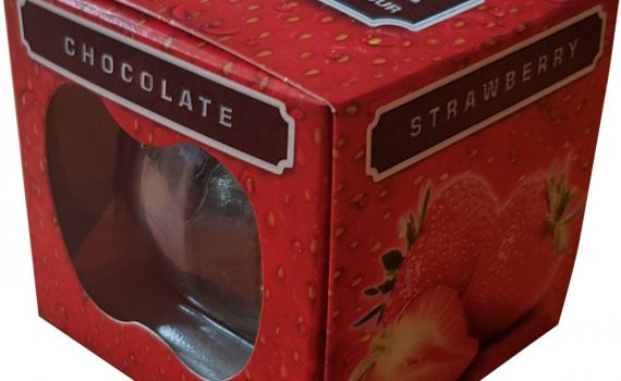 Chocolate fruit with strawberry flavor 150 g