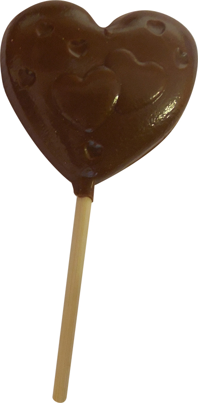 Chocolate lollipop 20g - heart