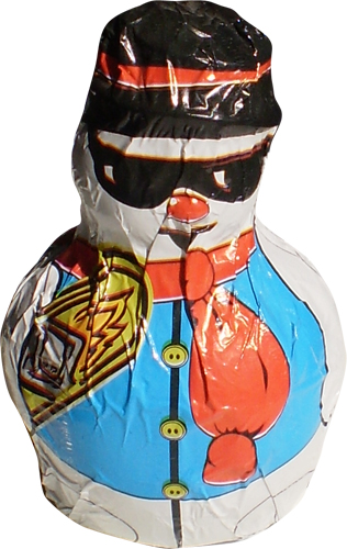 Christmas Chocolate Snowman 60g - Snowboard