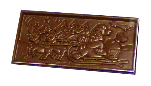 Christmas Chocolate Table with Santa 80g