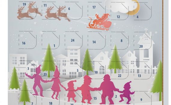 Christmas small advent calendar 40g