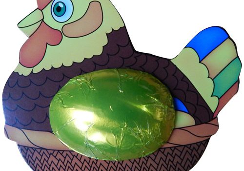 Easter Hen 10g - flashcard