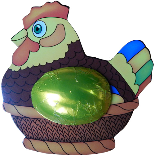 Easter Hen 10g - flashcard