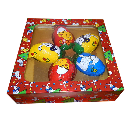 Easter chocolate eggs in set - 5 x 30g