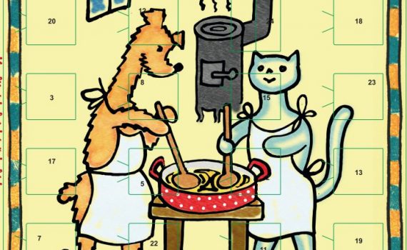 Fairy Christmas Calendar A4 50g with book - Talking about dog and cat