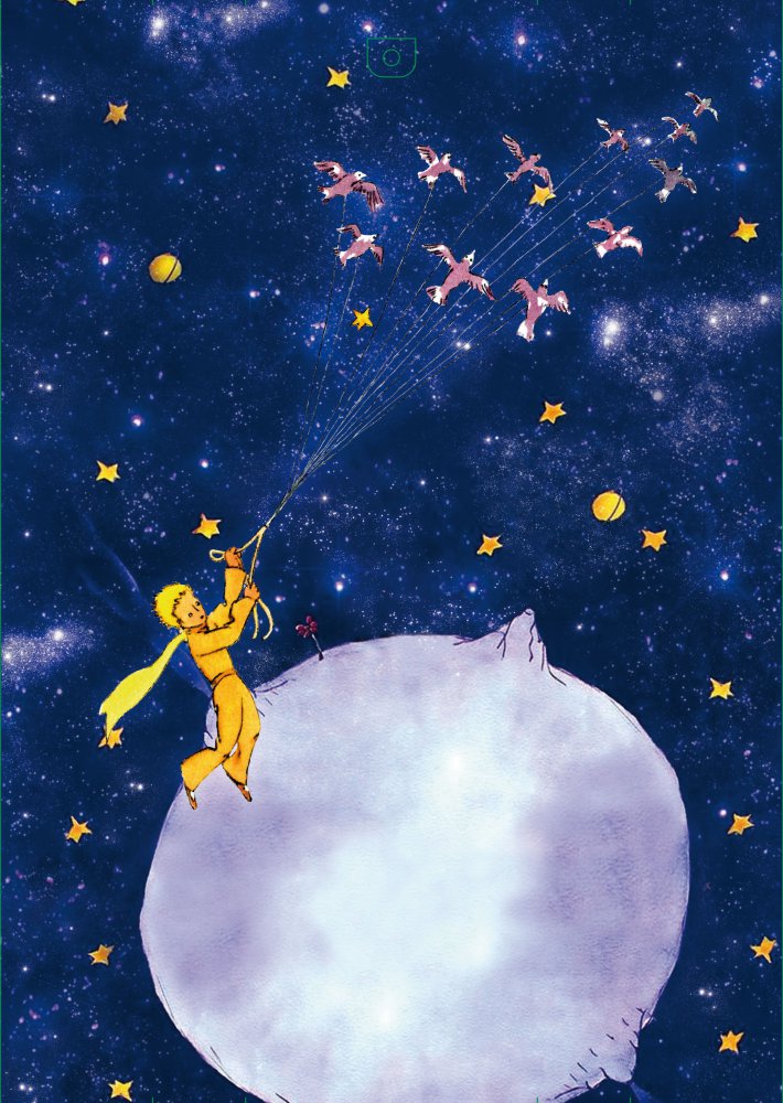 Fairy calendar A4 50g - Little Prince