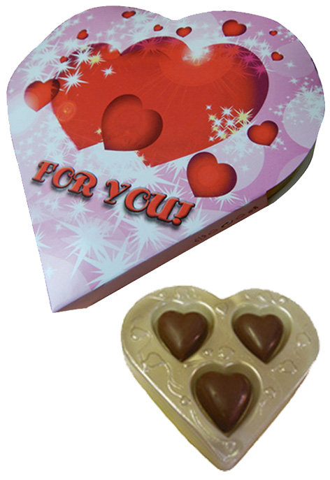 Heart in blister pack 24g - For you