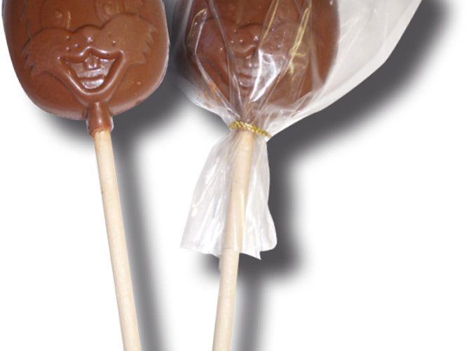 Lollipop 15g - Easter choco egg with bunny