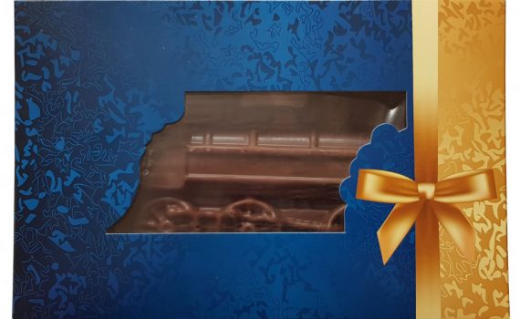 Promotion chocolate locomotive 250g in a gift box