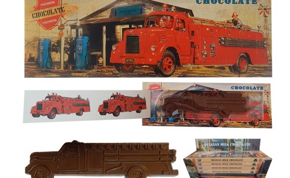 Transport 100g - Chocolate fire truck