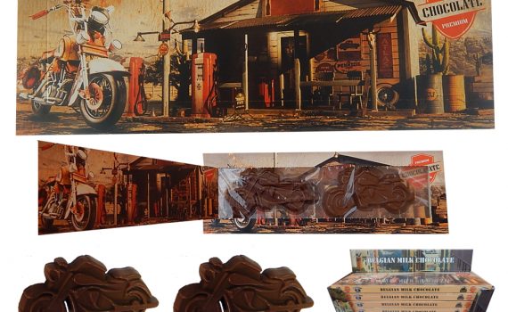 Transport 100g - Chocolate motorbike