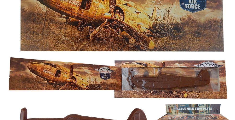 Transport 100g - Chocolate propeller plane