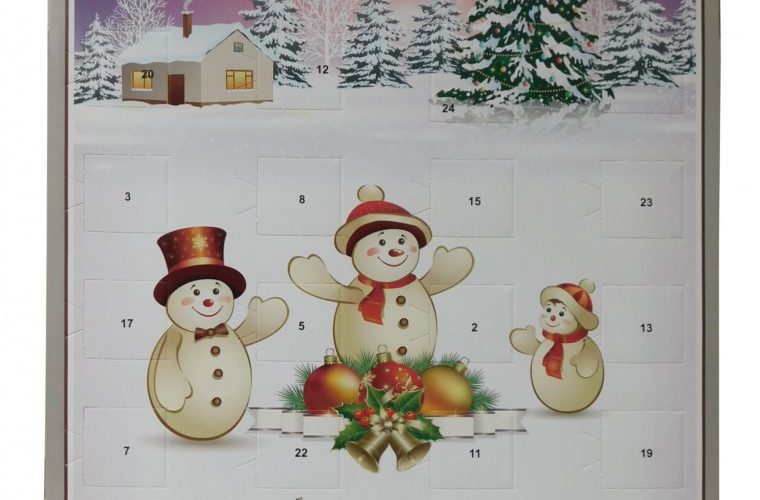 Advent calendar A4 50g - Snowmen