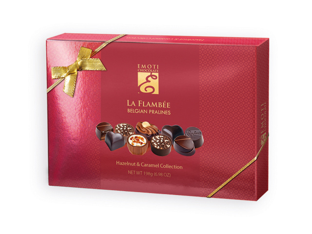 Belgian pralines with filling in gift box, 198g