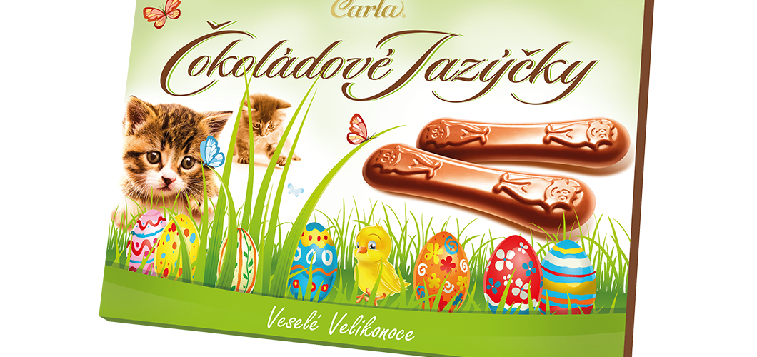 Chocolate tongues Easter 100 g