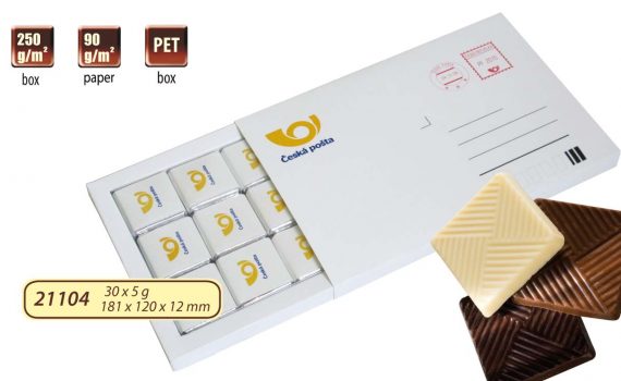Chocolate writing 30 x 5 g