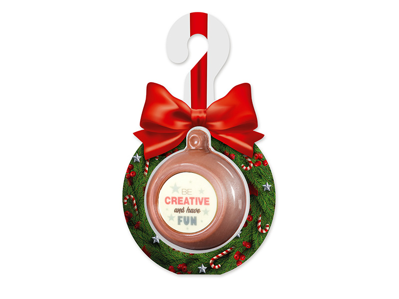 Christmas chocolate ball