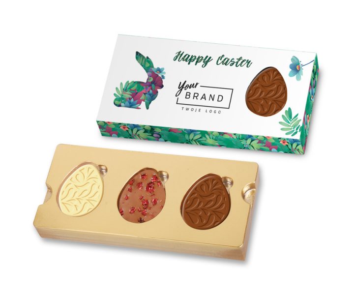 Promotion Easter triple chocolate eggs 30 g
