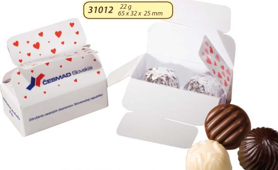 Mini box of chocolates 22 g