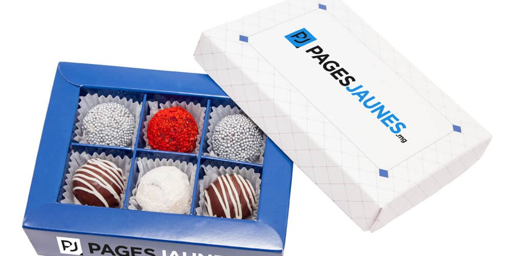 Promotion 6 pralines chocolate box 105 g