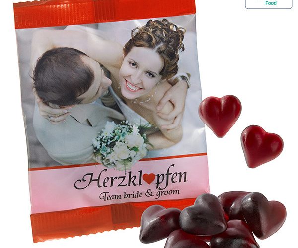 Cassis Fruit Juice Gum Hearts