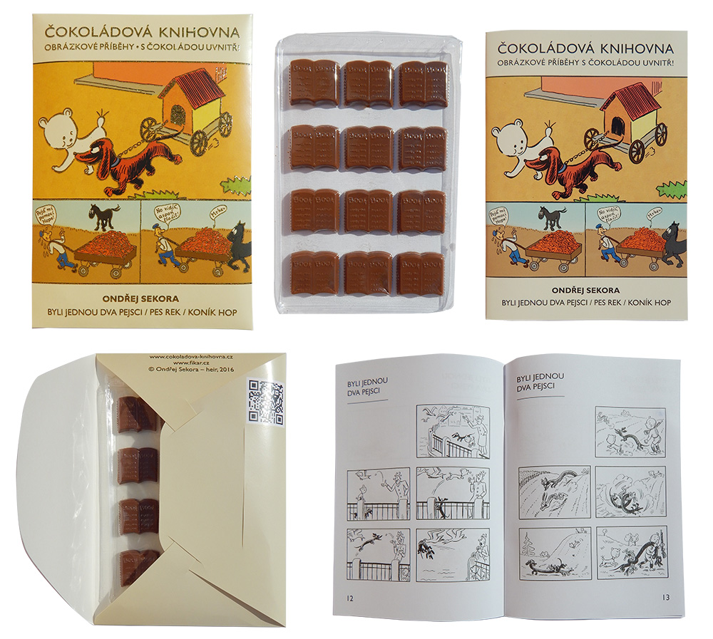 Chocolate Library 60g - Dog Rek, There were two dogs once, Horse Hop