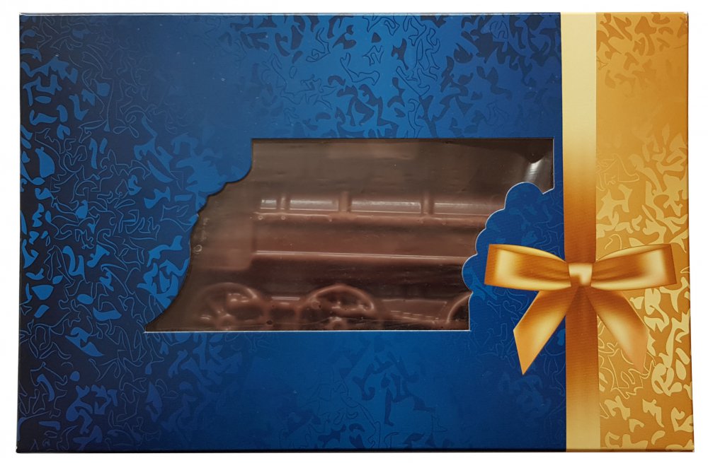 Chocolate locomotive 250g in a gift box