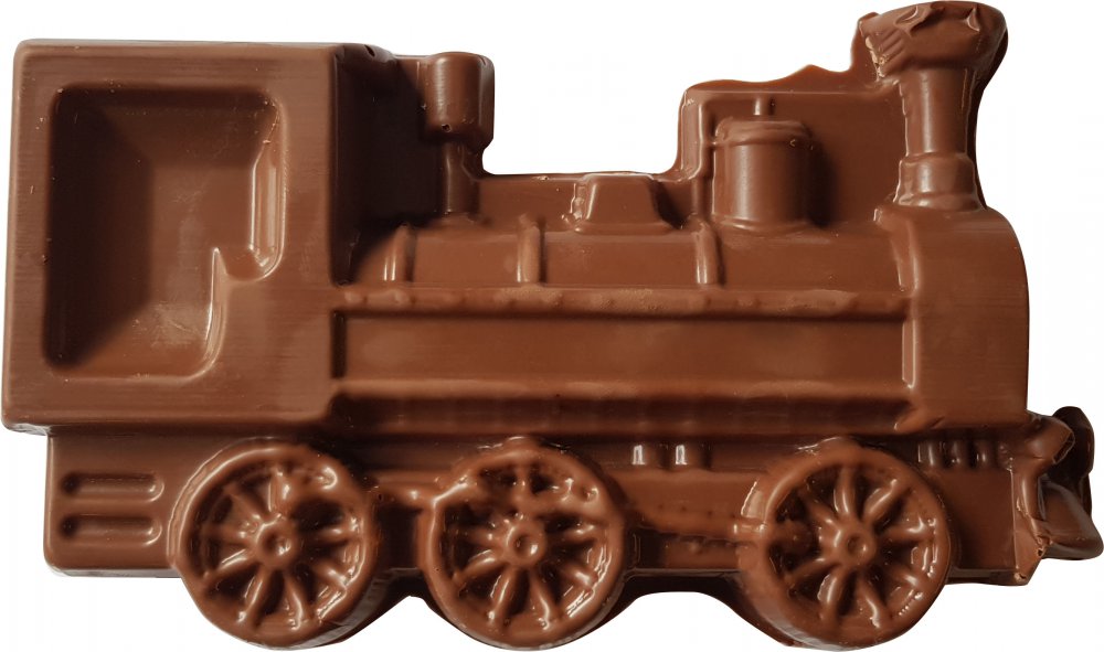 Chocolate locomotive 250g in a gift box