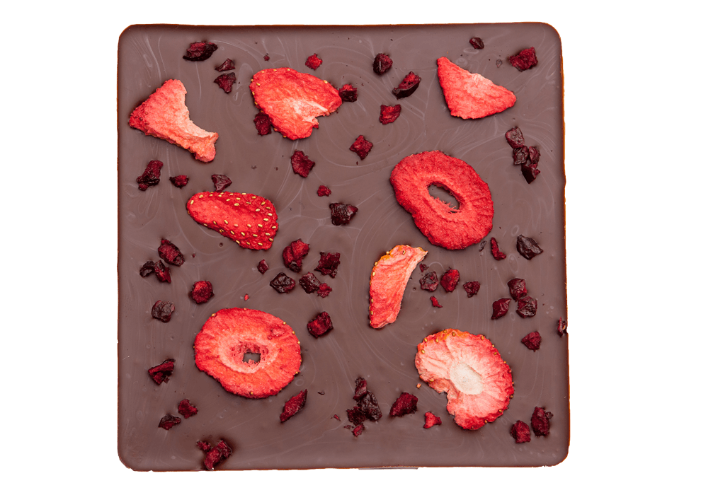 Chocolate with fruits 140g
