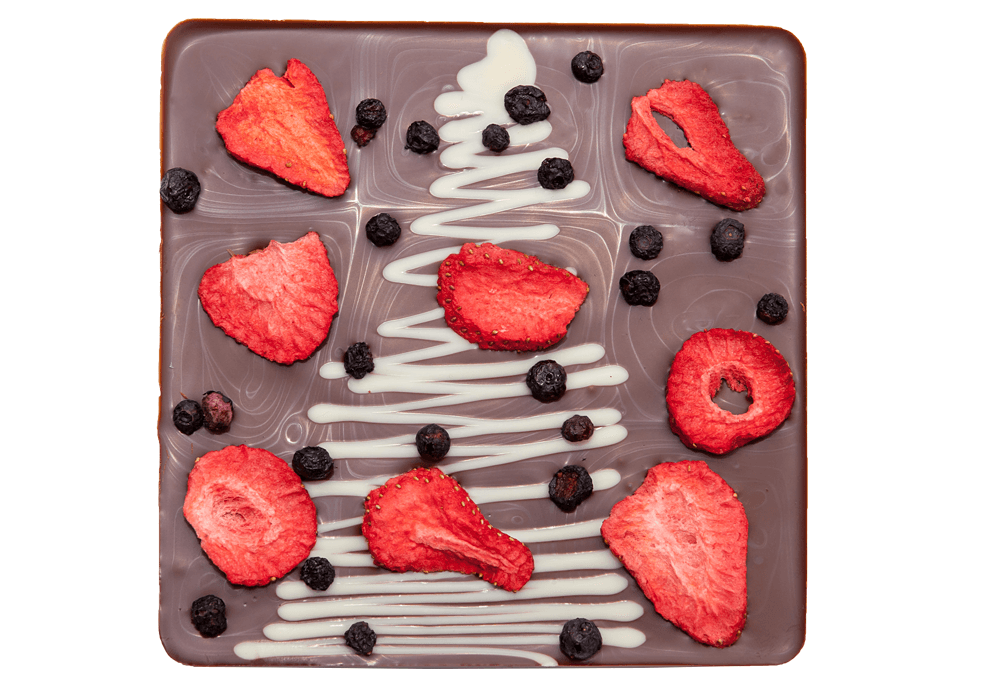 Chocolate with fruits 140g