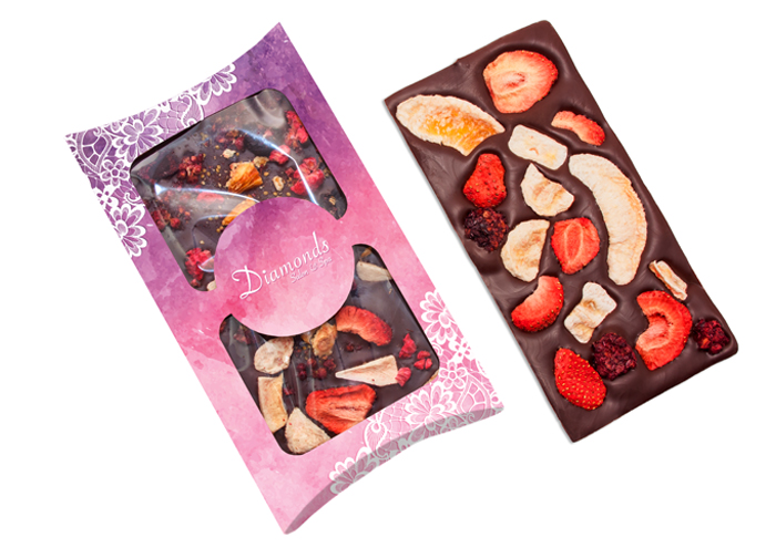 Chocolate with fruits 90 g
