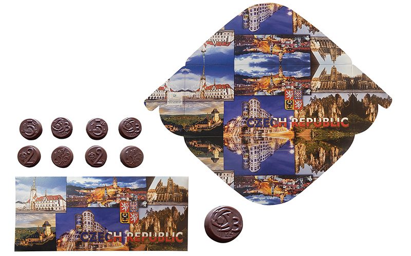 Czech Republic chocolate envelope 60g