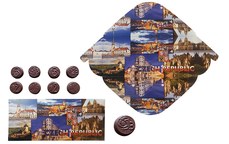 Czech Republic chocolate envelope 60g