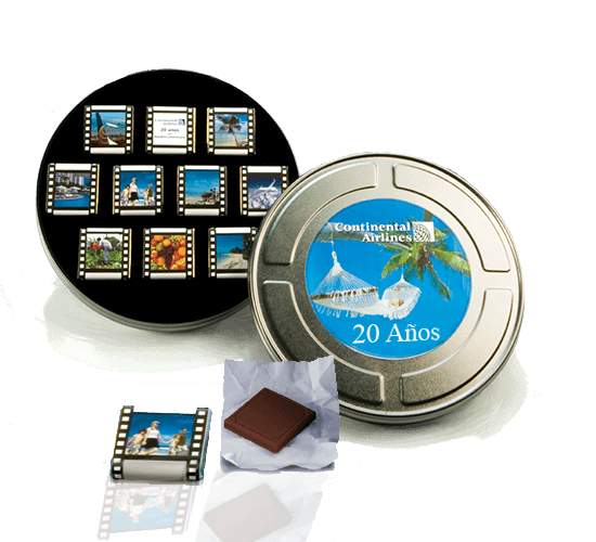 Film cans with neapolitans